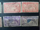 FRANCE. 1900-07. MERSON Variétés Couleurs Centres .N° 119.120.121.123.143.144.145.Oblitérés . Côte YT 2023 : 28,00 € - Oblitérés