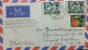 FRECH NIGER (FRENCH WEST AFRICA) 1958, COVER USED TO USA, SUDAN INTERIOR MISSION, DOGONDOUTCHI, A.O.F., 3 FLOWER STAMP. - Cartas & Documentos