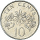 Monnaie, Singapour, 10 Cents, 2007 - Singapour