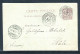 Monaco - Entier Postal De Monte Carlo Pour La Suisse En 1897 - Référence  A 44 - Postal Stationery