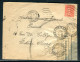 Bande De Réparation De La Poste De Château Thierry Sur Enveloppe De Paris En 1932, Voir Notes Au Dos - Référence  A 46 - Lettres Accidentées