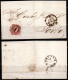 CA668- COVERAUCTION!!!- PORTUGAL - KING LUIZ. SC#:14 - EARLY USED- FOLDED LETTER LISBOA 15-01-1862 TO PORTO 17-01-62 - Brieven En Documenten