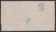 1872. Envuelta De Socuellamos A Albacete, Ed. 107b, 50 M. Azul Oscuro. [Mat. Rombo De Puntos.] - Lettres & Documents