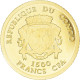 Monnaie, Congo, Romulus Et Remus, 1500 Francs CFA, 2007, FDC, Or - Congo (República Democrática 1998)