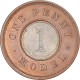 Monnaie, Royaume-Uni, Victoria, One Penny Model, ND (1844), Londres, TTB+ - D. 1 Penny