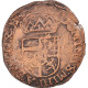 Monnaie, Pays-Bas Espagnols, Philippe II, Gigot, 1593, Bruxelles, TTB, Cuivre - …-1795 : Vereinigte Provinzen