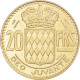 Monnaie, Monaco, Rainier III, 20 Francs, 1950, Paris, ESSAI, SUP - 1949-1956 Franchi Antichi