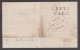 1841 1d Red Plate 11 TE (from The Black Plate), Fine To Huge Margins, Tied By Crisp Black MC On Wrapper (Scotland) - Storia Postale