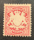 Bayern Mi 39b SELTEN IN UNGEBRAUCHT 1867 Wappen 10 Pf Rosa (Bavaria Baviére Unused Neuf  Altdeutschland - Mint