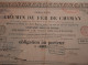 Comppagnie Du Chemin De Fer De Chimay - Obligation Au Porteur - 5ème Série De Titres - Chimay 6 Décembre 1862. - Chemin De Fer & Tramway