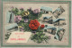 CPA (88) CHATEL-sur-MOSELLE - Carte Multivues Souvenir De Chatel - Carte Colorisée Du Début Du Siècle - Chatel Sur Moselle