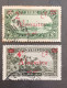 ALAOUITES SYRIE سوريا  SYRIA 1926 STAMPS OF SYRIA OF 1925 OVERPRINT CAT YVERT N 42-43 - Gebraucht