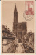 1939 - OBLITERATION TEMPORAIRE "5° CENTENAIRE CATHEDRALE DE STRASBOURG" - CARTE MAXIMUM ! - 1930-1939