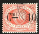 1882 - San Marino - Soprastampa Cent 10 Su Cent 20 - Stemma Used - Usados