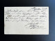 DENMARK DANMARK 1899 POSTCARD SLAGELSE TO HAMBURG 11-07-1899 DENEMARKEN - Cartas & Documentos