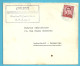 925 Op Brief Stempel POSTES-POSTERIJEN B.P.S.7 , Stempel ARMEE BELGE CANTINE MILITAIRE CENTRAL B.P.S.7 - Army