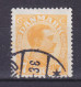 Denmark 1918 Mi. 97x, 7 Øre König Christian X. ERROR Variety SAVA 98/3 Middle Bar In 'E' Attached To Lower Bar (2 Scans) - Errors, Freaks & Oddities (EFO)