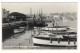 Real Photo Postcard, Devon, Plymouth, Fish Market, The Barbican, Boats, Harbour, Buildings. - Plymouth