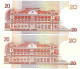 PHILIPPINES   ERREUR  & CHANGEMENT De Signature  Sur Le 20 Piso 1999  Billet Pr. Neufs - Philippines