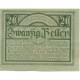 Billet, Autriche, Hallstatt, 20 Heller, Château 1920-12-31, SPL Mehl:FS 345 - Autriche