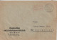 1945 - SAAR / SARRE / ZONE FRANCAISE - OBLITERATION GEBÜHR BEZAHLT ! De ENSHEIM - Covers & Documents