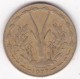 États De L'Afrique De L'Ouest 10 Francs 1977 , En Bronze Nickel Aluminium, KM# 1a - Autres – Afrique