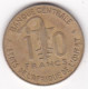 États De L'Afrique De L'Ouest 10 Francs 1977 , En Bronze Nickel Aluminium, KM# 1a - Autres – Afrique