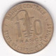 États De L'Afrique De L'Ouest 10 Francs 1979 , En Bronze Nickel Aluminium, KM# 1a - Autres – Afrique