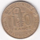 États De L'Afrique De L'Ouest 10 Francs 1967 , En Bronze Nickel Aluminium, KM# 1a - Andere - Afrika