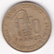 États De L'Afrique De L'Ouest 10 Francs 1981 , En Bronze Nickel Aluminium, KM# 1a - Andere - Afrika