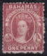 Bahamas     .    SG    .   20 (2 Scans)  .  Signed   .    (*)      .     Without Gum - 1859-1963 Colonie Britannique