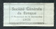 Jeton-carton "Les 2 Francs De L'Aveugle - 1967 - Tickets Meurice à Bruxelles" Monnaie De Nécessité - Monedas / De Necesidad