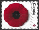 Canada 2021. Scott #3307 (U) Royal Canadian Legion Remembrance Poppy  *Complete Issue* - Gebruikt