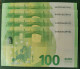 100 EURO SPAIN 2019 DRAGHI V001A5 VA0000 RARE VERY LOW SERIAL NUMBER UNCIRCULATED PERFECT - 100 Euro