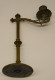 Delcampe - -JOLI BOUGEOIR Déporté BRONZE NAPOLEON III XIXe Pied Frise Grecque    E - Candelabri E Candelieri