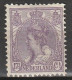 1899-1921 Wilhelmina 17,5. Violet  NVPH 66  MH* Unused - Nuovi