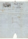 16723 JOSEPH VON ARX LITHOGRAPH - OLTEN TO WOHLEN - 1859 - Briefe U. Dokumente