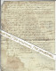 1781 LETTRE AVEC CORRESPONDANCE  NOBLESSE Famille « France De Vaugency » Vogencit  Rouen Pour Paris VOIR HISTORIQUE - Documents Historiques