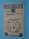 Carte De MEMBRE Fed. Nat. Des Militaires MUTILES & INVALIDES De La GUERRE ( VOIR Scans ) Sect Namur 1956 ! - Documents