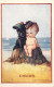 ANIMAUX - Illustration D'un Chien Et Enfant - CHUMS Signée FLORA WHITE - Carte Postale Animée - Dogs