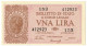 1 LIRA BIGLIETTO DI STATO LUOGOTENENZA UMBERTO VENTURA 23/11/1944 FDS - Regno D'Italia – Autres