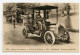 Scène Parisienne.Paris Au Bois De Boulogne.une Chauffeuse De Fiacre Automobile.taxi.voiture Décapotable. - Taxis & Fiacres