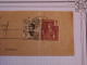 AZ22 INDOCHINE  BELLE   BANDE JOURNAL MAI  1910 SERVICE OFFICIEL  TONKIN . BORDEAUX + AFFRANCH. PLAISANT+++ - Storia Postale