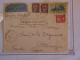 AZ22 INDOCHINE   LETTRE DEVANT RR 1932 MYTHO. SAIGON A MARSEILLE . ORANGE  FRANCE +PAIRE DE TP  + AFFRANCH. PLAISANT+++ - Cartas & Documentos