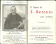 Libro (Libretto) Religioso, "Il Pane Di Sant'Antonio Pro Orfani", Orfanotrofio Antoniano Maschile, Firenze - Religión/Espiritualismo