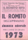 Libro (Libretto) Religioso "Il Romito Dell'Appennino 1973", Ed. Scuola Tipografica S. Giuseppe-Opera Don Orione Tortona - Religión/Espiritualismo