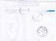 QR CODE, BRATISLAVA BLUE MACHINE PRINTED STAMPS ON REGISTERED COVER, 2023, ESTONIA - Covers & Documents