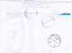 QR CODE, BRATISLAVA BLUE MACHINE PRINTED STAMPS ON REGISTERED COVER, 2023, ESTONIA - Briefe U. Dokumente