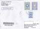 COAT OF ARMS, STAMPS ON REGISTERED COVER, 2022, RUSSIA - Cartas & Documentos