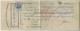 Belgium 1899 Promissory Note By Chemical Products Factory from Gand Perfin G.V. By Gentsche Volksbank - 1863-09